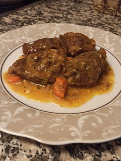 Una foto de Carrillada de cerdo en salsa