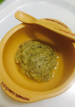 Foto resep MPASI 6M+ (Bubur saring sayur kacang merah)