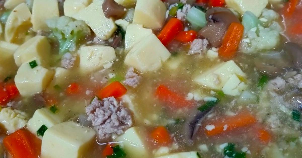 Resep Mun Tahu Tofu Ayam Jamur Oleh Mom Ee Cookpad