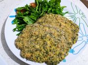 Una foto di pollo agli spinaci