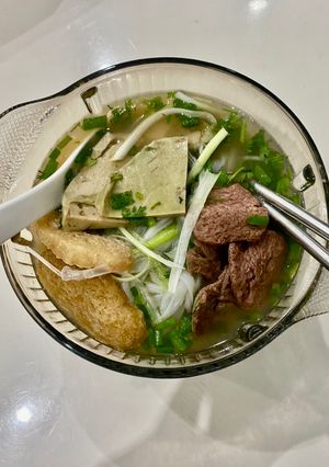 Hình của món Phở chay nhà làm ngon như ngoài hàng 🤤.