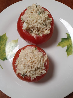Una foto de Tomates rellenos