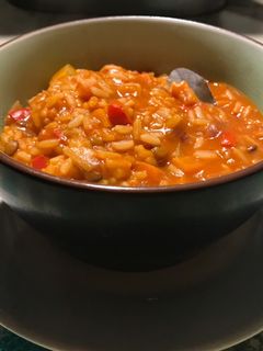 Una foto de Alto sogui!!!(Guiso de arroz ”winter is coming”)