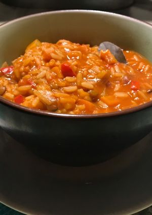 Una foto de Alto sogui!!!(Guiso de arroz ”winter is coming”)