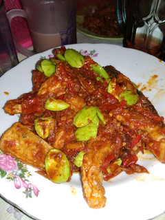Foto resep Otak otak balado (sambal Pete)