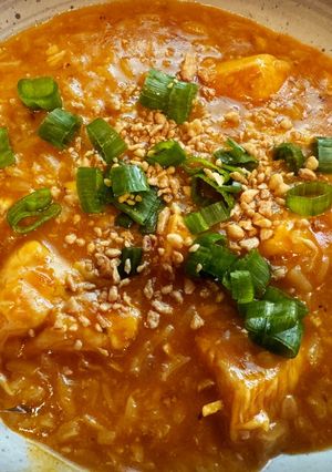 A picture of Arroz Caldo "Pospas".