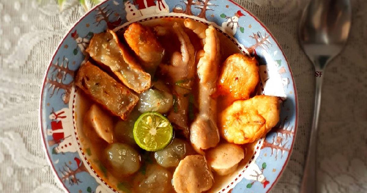 Resep Bakso Aci Ceker Kuah Pedas Oleh Sonya Firgiana Onya Cookpad