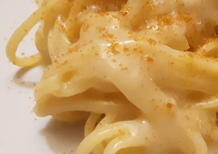 Easiest Way to Make Qualsiasi sera della settimana Tagliolini burro, acciughe, colatura e bottarga