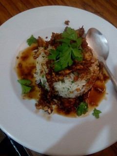 A picture of Egg in soy and ginger sauce.