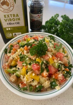 A picture of Couscous Veg Salad.