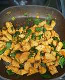 Pollo Salteado con Espinacas