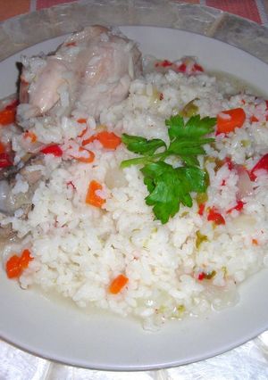 Foto principal de Arroz blanco con carne de pavo de mi madre