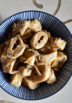 A picture of Creamy Soya chaap.