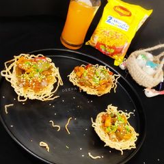 A picture of Crispy Maggi Nest.