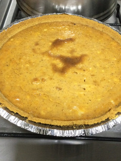 Una foto de Pie de Queso Crema con Calabaza