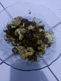 Foto resep Beef teriyaki with cauliflower ala Mbu Hannan