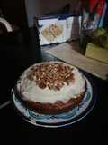Torta de zanahoria con betún de queso crema