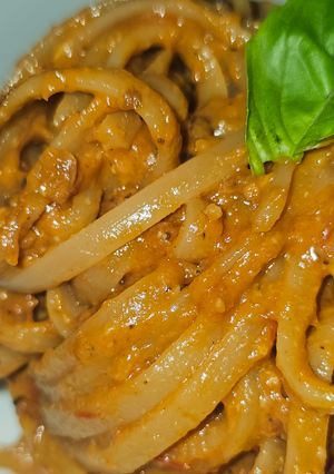 Una foto de Tallarines con Pasta Carbonara