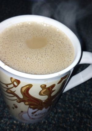 A picture of Caramel flavoured tea.