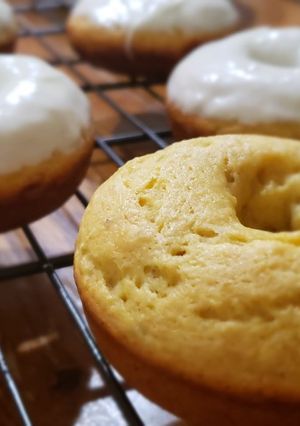 A picture of 1-2-3 Banana Donuts.