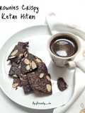 Brownies Crispy Ketan Hitam
