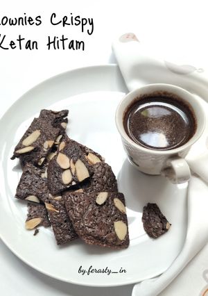 Foto resep Brownies Crispy Ketan Hitam