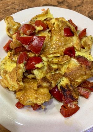 Foto resep Telur dadar paprika