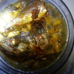A picture of Spicy Plantain Pepper Soup.