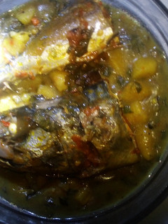 A picture of Spicy Plantain Pepper Soup.