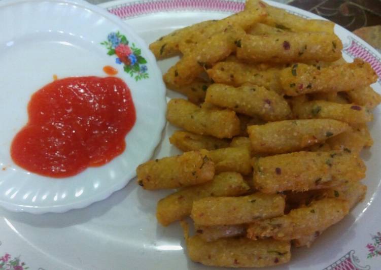 Stick kentang keju corned#bikinramadanberkesan