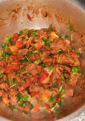 A picture of Fried Beef.