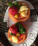 Ensalada de frutas en Pomelos