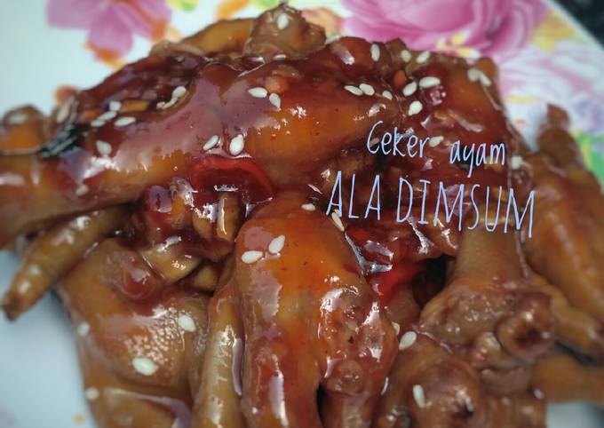 Ceker ayam ala dimsum