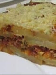 صورة لوصفة غراتان بطاطا محشية بالمرقاز