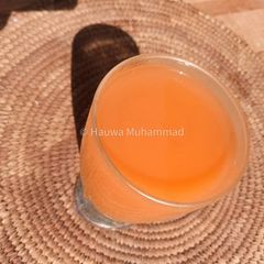 A picture of Carrots and ginger lemonade.