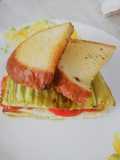 Sandwich cu brânză de capră și dovlecel 😘