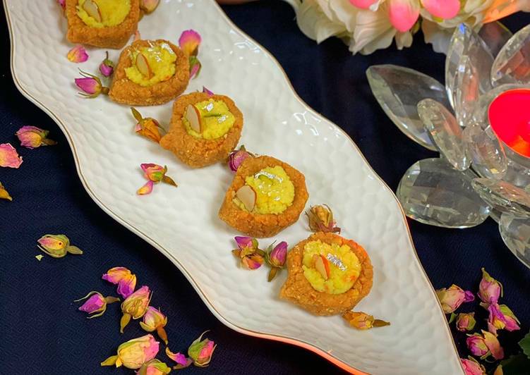 Simple Way to Make Homemade Diwali Sweets Diya Bati