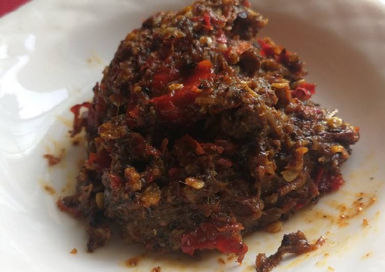 Resep Sambal ikan roa edisi #dirumahaja, Enak Banget