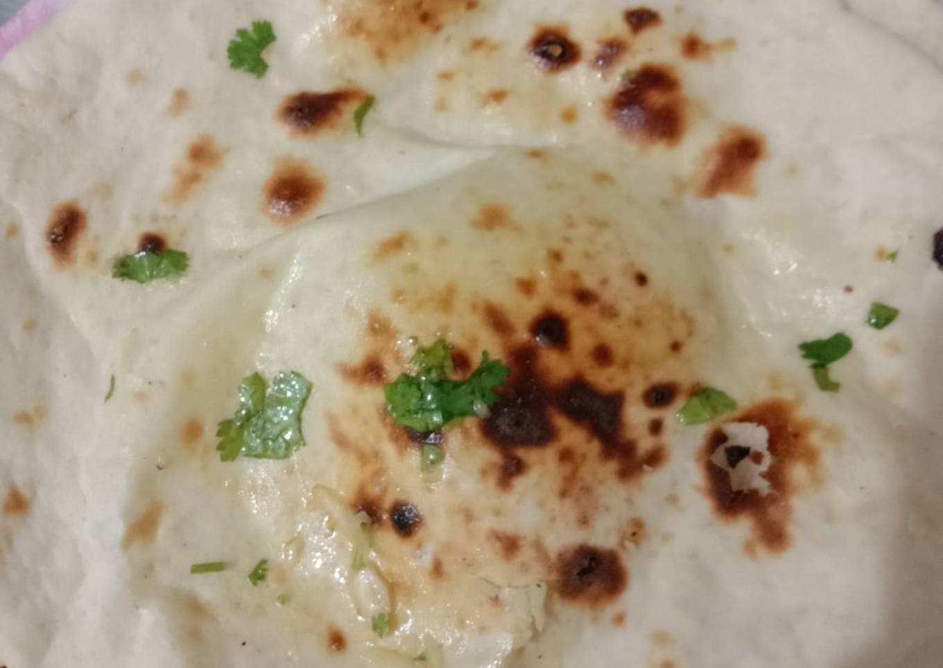 Butter Garlic Naan 🫓
