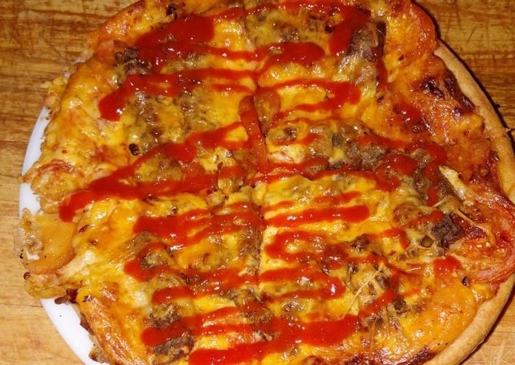 Easiest Way to Prepare Speedy My burger pizza