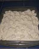 Tarta de dulce de leche y crema chantilly