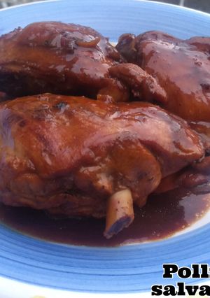 Una foto de Pollo caramelizado