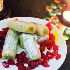 A picture of Kaju pista roll.