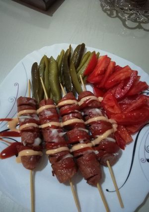 عکسی از دستور کورن داگ