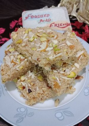 A picture of Suji ki tikkiya  #KokabandCookpad #Foodies&Friends.