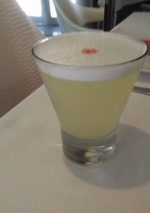 Una foto de Pisco sour
