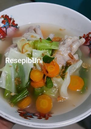 Foto resep Sayur sop ceker ayam