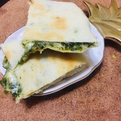A picture of Spinach and Feta Gozleme.