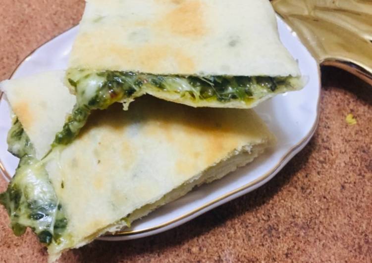 Steps to Make Favorite Spinach and Feta Gozleme