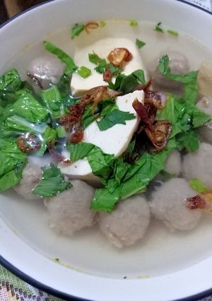Foto resep Bakso tahu kuah, mama suka